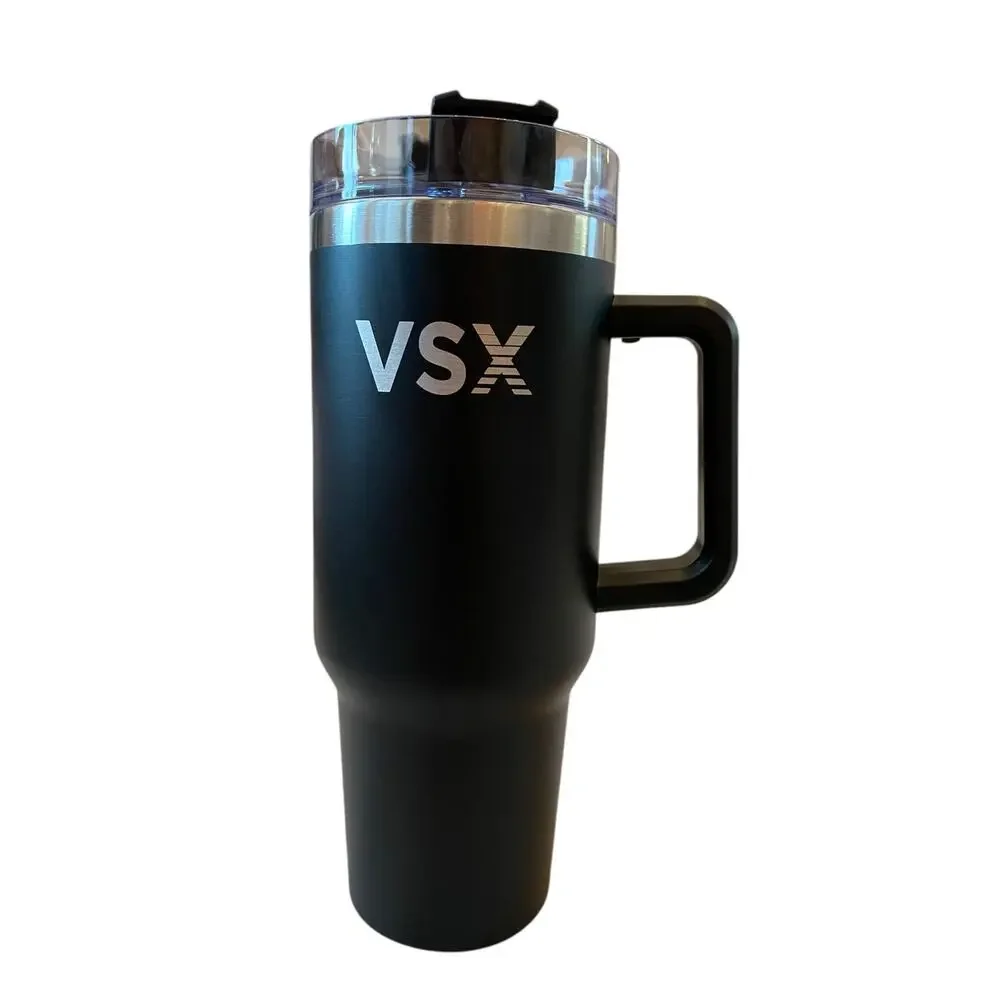 Victoria's Secret VSX Tumbler Black Quencher Stainless Steel Vacuum Insulated